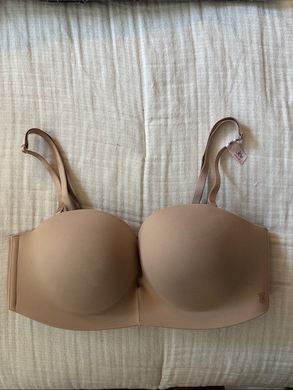 Victorias Secret Strapless Bomshell push up Bra - Nude